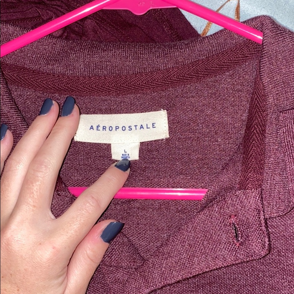 A men’s Aeropostale shirt.